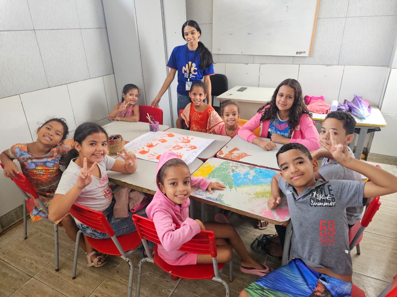 Atividades em sede com as crianças e adolescentes!